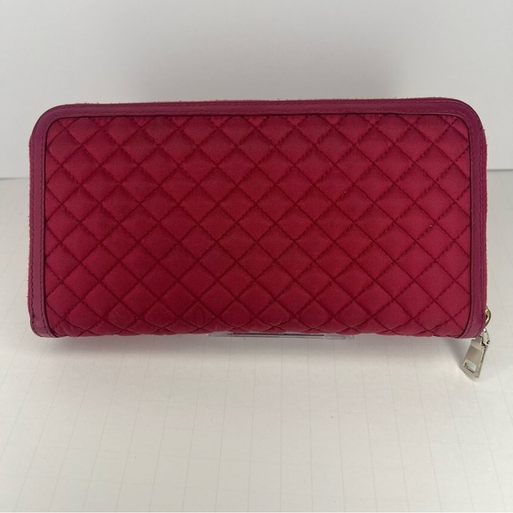 🩷PRADA | Tessuto Nylon Quilted Continental Flap Wallet Ibisco | Beautiful!! 💕 - Picture 4 of 16